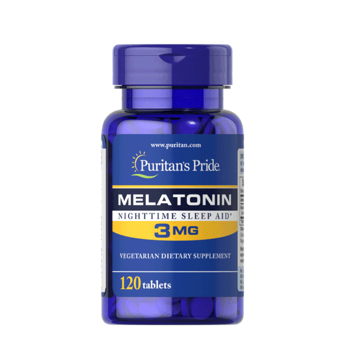 Puritan’s Pride Melatonin 3mg 120 Tablets