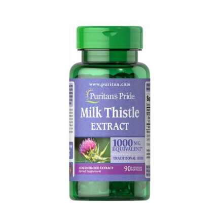 Puritan’s Pride Milk Thistle Extract 1000mg 90 Softgels