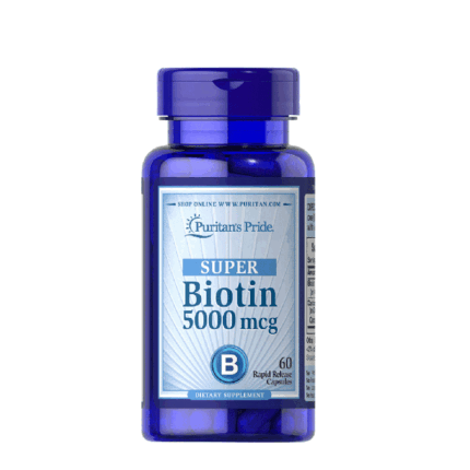 Puritan’s Pride Super Biotin 5000mcg 60 Capsules