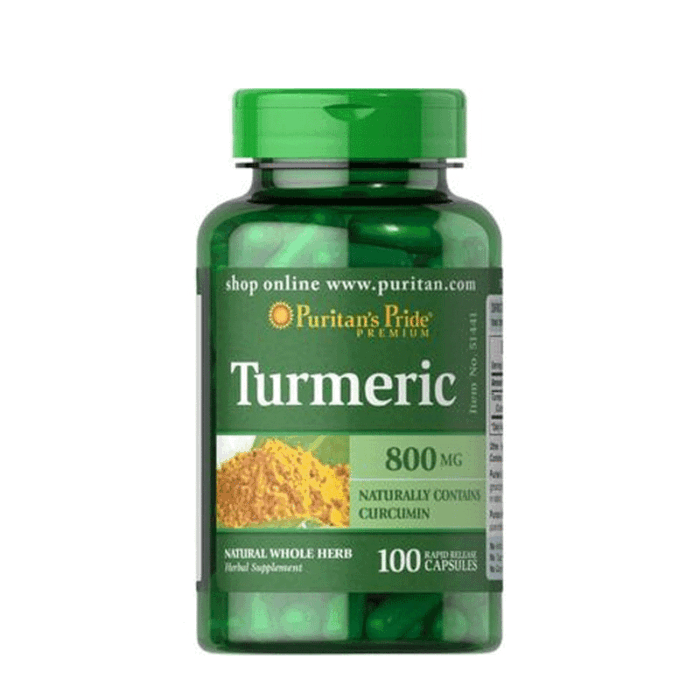 Puritan’s Pride Turmeric 800mg 100 Capsules