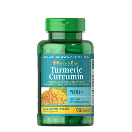 Puritan’s Pride Turmeric Curcumin 500mg 90 Capsules