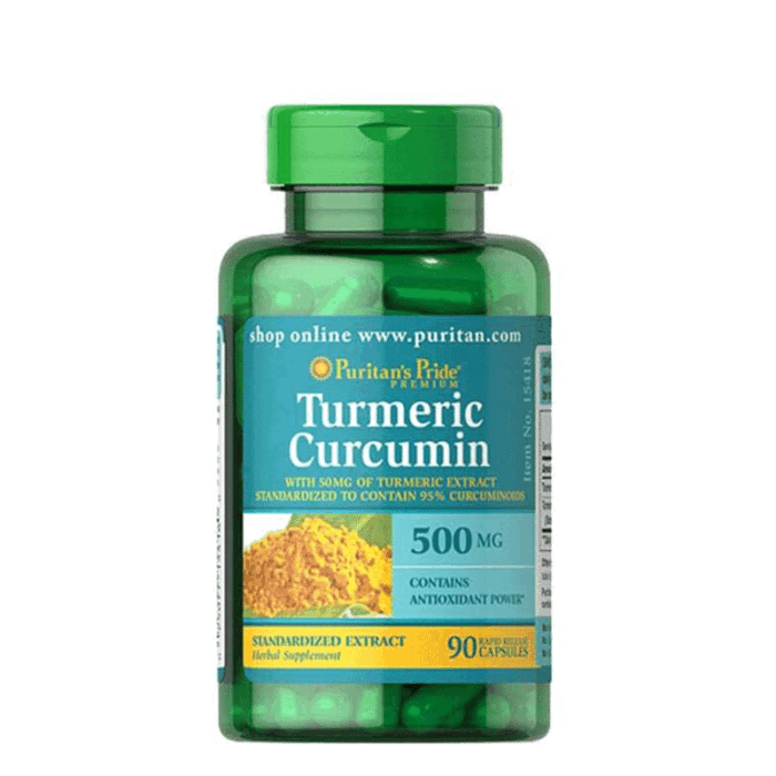 Puritan’s Pride Turmeric Curcumin 500mg 90 Capsules