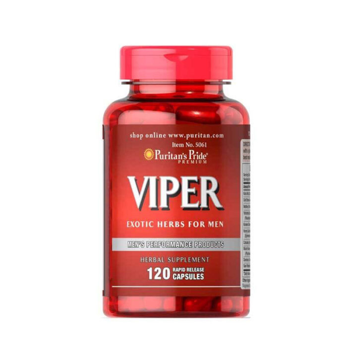 Puritan’s Pride Viper Men’s Performance Product 120 Rapid Release Capsule