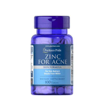 Puritan’s Pride Zinc For Acne 100 Tablets