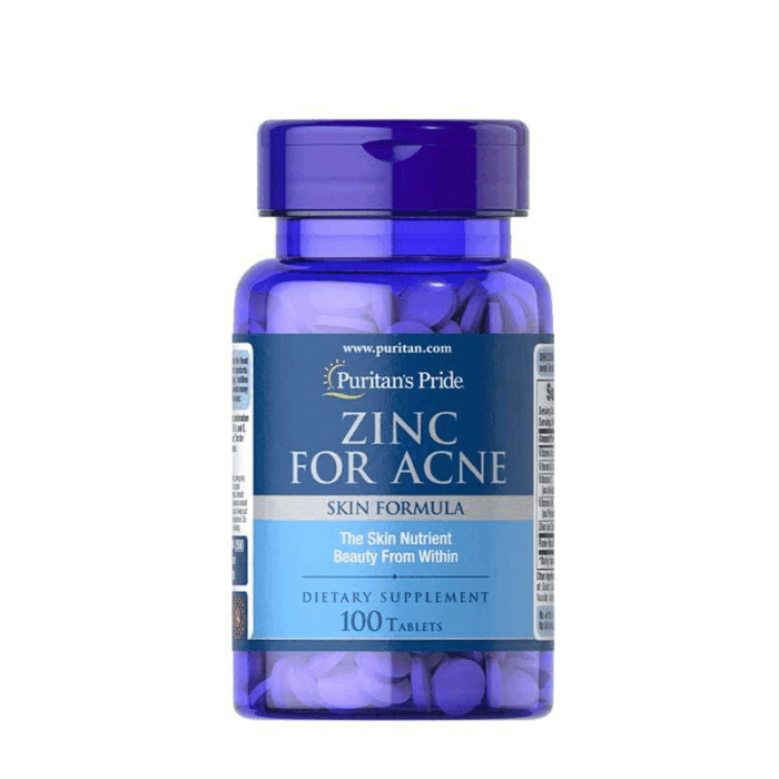 Puritan’s Pride Zinc For Acne 100 Tablets