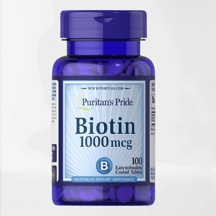 Puritan’s Pride Biotin 1000mcg 100 Tablets