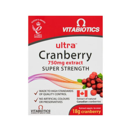 Vitabiotics Ultra Cranberry 750 mg 30 Tablets