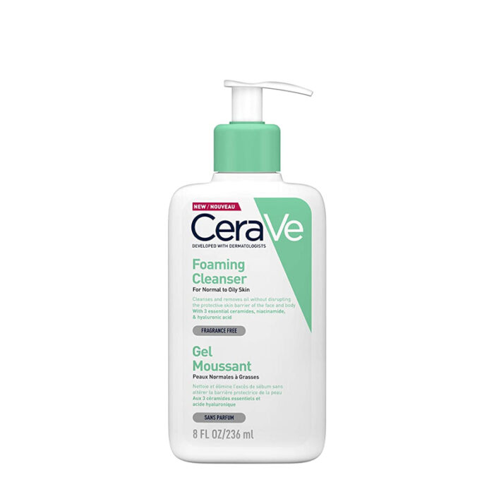 CeraVe Foaming Cleanser for Normal to Oily Skin (236ml)