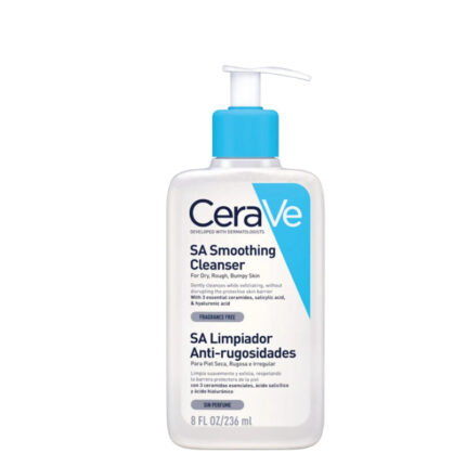 CeraVe SA Smoothing Cleanser for Dry Rough Bumpy Skin (236ml)