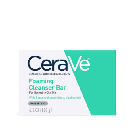 The CeraVe Foaming Cleanser Bar 128g