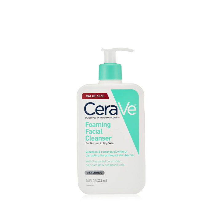 The CeraVe Foaming Facial Cleanser for Normal to Oily Skin (473ml)