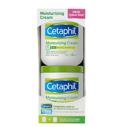 Cetaphil Moisturizing Cream for Dry Sensitive Skin (566gx2)