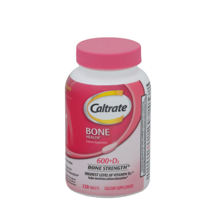 Caltrate Bone Health 600+D3 Highest level Calcium and Vitamin D Supplement 600 mg – 120 Tablet