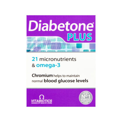 Vitabiotics Diabetone Plus (Omega-3) Dual Pack 56 Tablets/Capsules