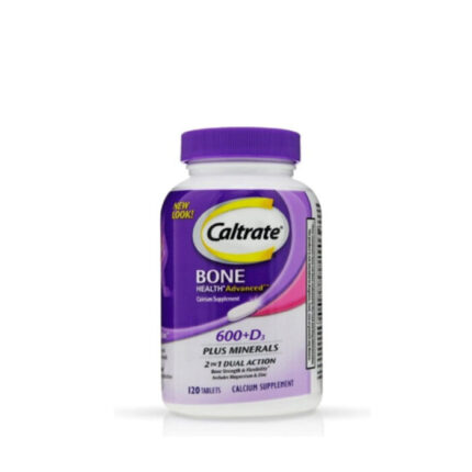 Caltrate 600mg + D with Minerals 120 Tablets