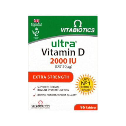 Vitabiotics Ultra Vitamin D 2000 IU Extra Strength 96 Tablets