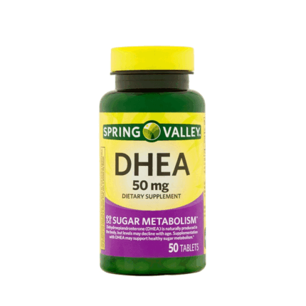 Spring Valley DHEA 50mg Dietary Supplement 50 Tablets