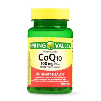 Spring Valley CoQ10 Rapid Release 100mg 60 Softgels