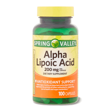 Spring Valley Alpha Lipoic Acid Dietary Supplement 200 mg 100 cap