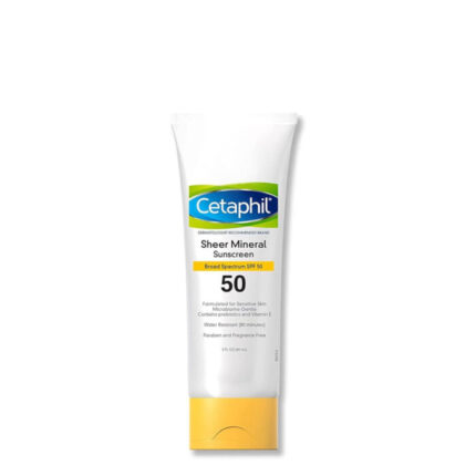 Cetaphil Sheer Mineral Sunscreen Broad Spectrum SPF 50 Lotion (89ml)