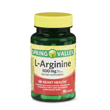 Spring Valley L-Arginine Capsules 500mg 50 Capsules