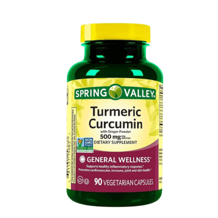 Spring Valley Turmeric Curcumin 500mg with 50mg Ginger Powder