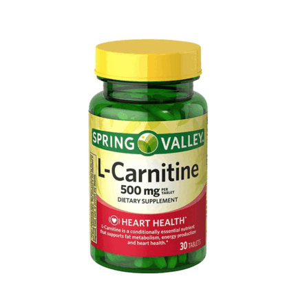 Spring Valley L Carnitine 500mg 30 Tablets