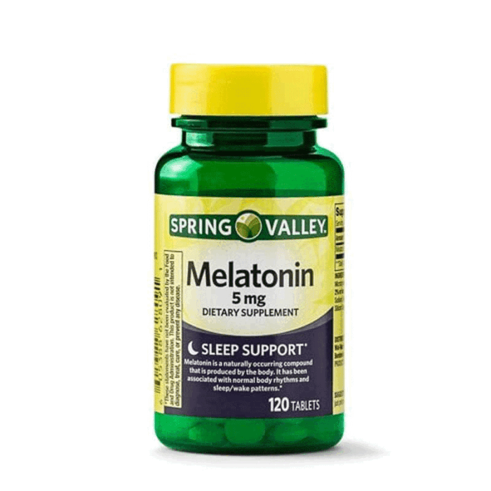 Spring Valley Melatonin 5mg 120 Tablets