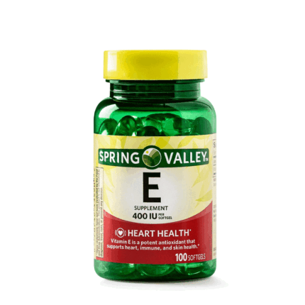 Spring Valley Vitamin E Supplement 400IU 100 Softgel