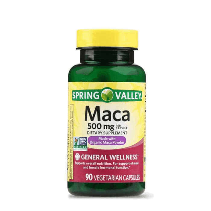 Spring Valley Maca 500mg 90 Capsules