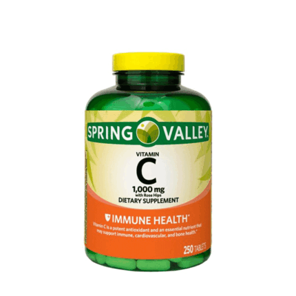 Spring Valley Vitamin C 500mg with Rose Hips 250 Tablets